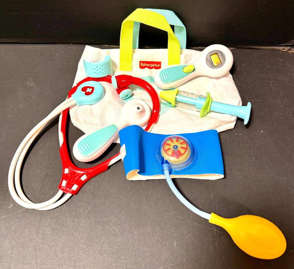 Fisher Price Medical Kit pretend Dr doctor play nurse